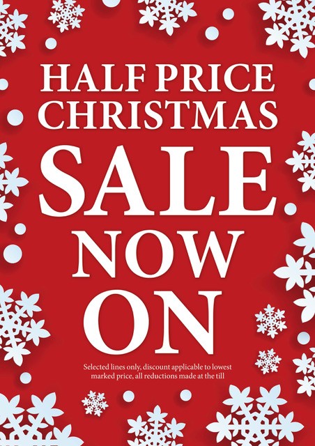thumbnail_Poplars Christmas SALE Poster (A1) V3